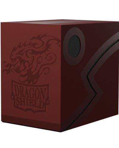 Кутия за карти Dragon Shield Double Shell - Blood Red/Black (150 бр.) - 1