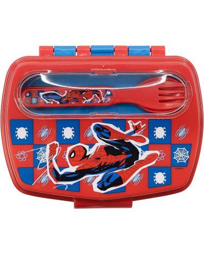 Кутия за храна Stor Spider-Man - С прибори - 2