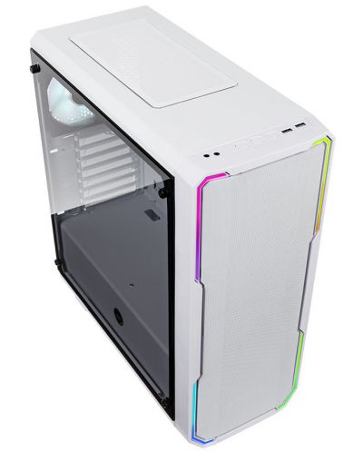 Кутия Bitfenix - Enso Mesh RGB, mid tower, бяла/прозрачна - 2