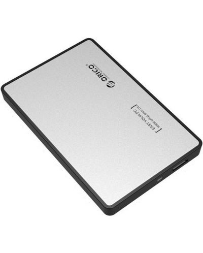 Кутия за твърд диск Orico - 2588US3-V1-SV, USB 3.0, 2.5'', сребриста - 2