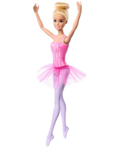 Кукла Barbie - Балеринa, с руса коса и розова рокля - 3