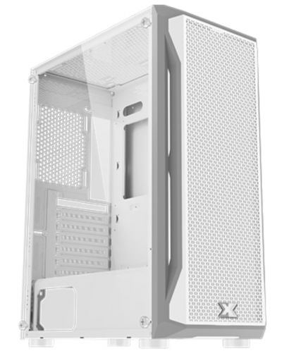 Кутия Xigmatek - Gaming X Arctic, mid tower, бяла/прозрачна - 2