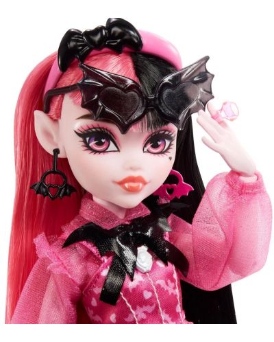 Кукла Monster High - Дракулора, с домашен любимец и аксесоари - 2