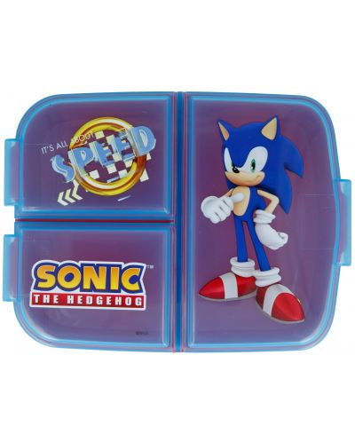Кутия за храна Sonic - с 3 отделения - 3