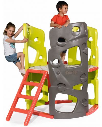 Детска кула за катерене Smoby - С пързалка - 3