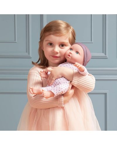 Кукла-бебе Battat Lulla Baby - С лилава пижама на точки и шапка - 7
