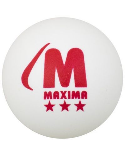 Кутия с топчета за тенис на маса Maxima - 50 броя, бели - 1