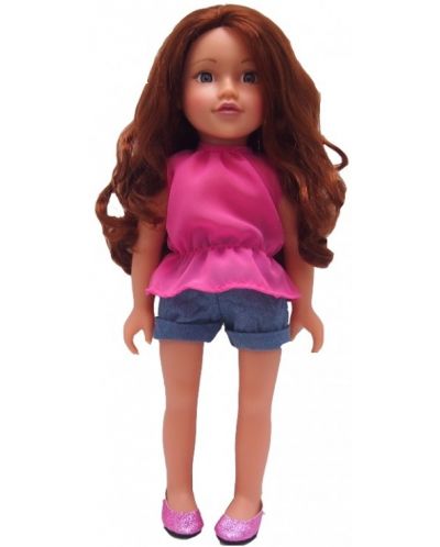 Кукла Design a Friend - Белла, с дълга коса за прически, 46 cm - 1