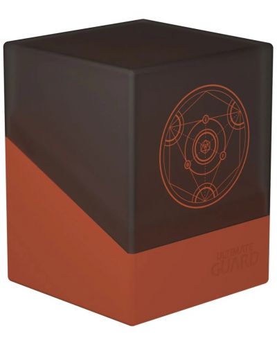 Кутия за карти Ultimate Guard Druidic Secrets Impetus Boulder Deck Case - Тъмно оранжева (100+ бр.) - 1