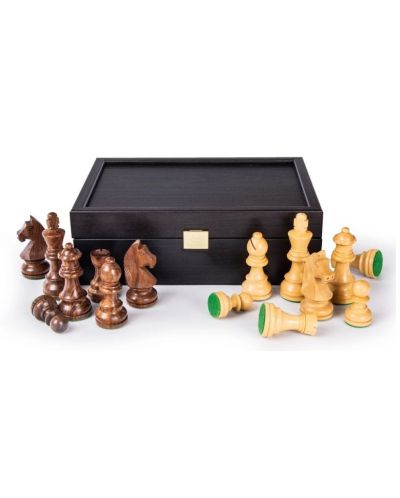 Кутия за фигури Manopoulos - дървена, черна, 17 x 11.7 cm - 2