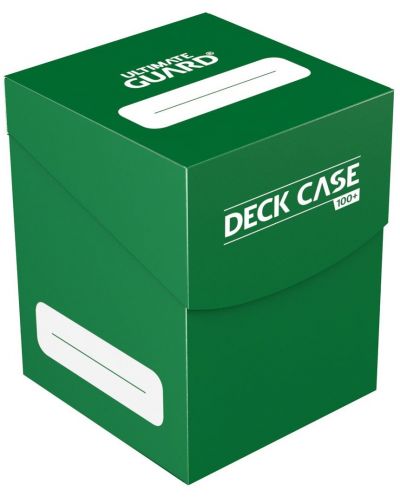 Кутия за карти Ultimate Guard Deck Case Standard Size - Зелена (100 бр.) - 1