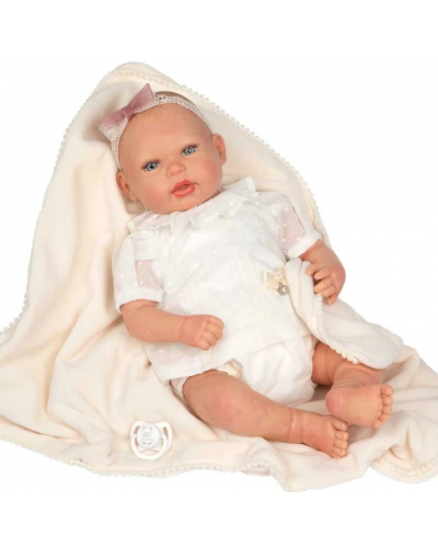 Кукла-бебе Arias - Далия с лента за коса и аксесори, 45 cm - 6