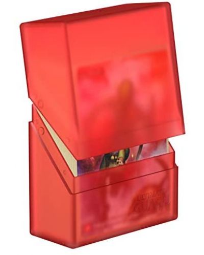 Кутия за карти Ultimate Guard Boulder Deck Case Standard Size - Ruby (40 бр.) - 2
