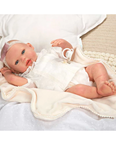 Кукла-бебе Arias - Далия с лента за коса и аксесори, 45 cm - 5