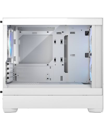 Кутия Fractal Design - Pop Mini Air RGB, mid tower, бяла/прозрачна - 3