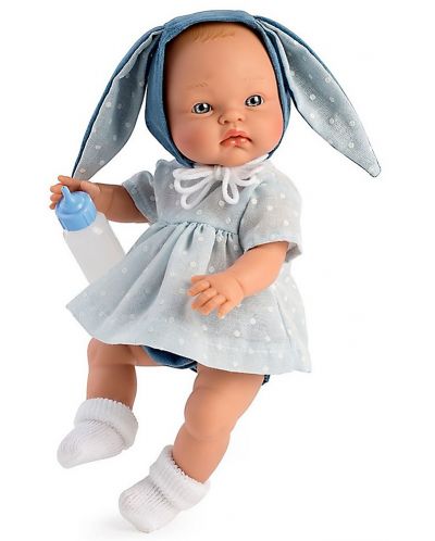 Кукла Asi Dolls - Бебе Алекс, с шапка на зайче, 36 cm - 1