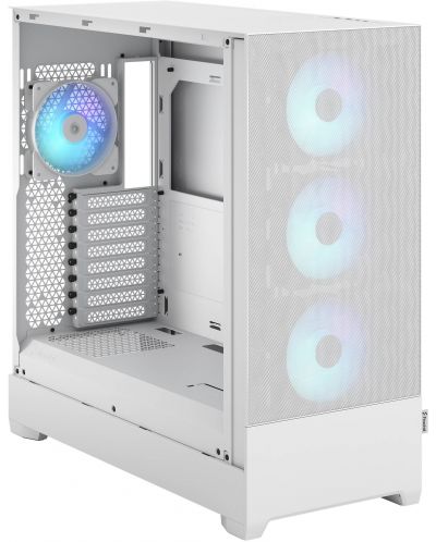 Кутия Fractal Design - Pop XL Air RGB, full tower, бяла/прозрачна - 6