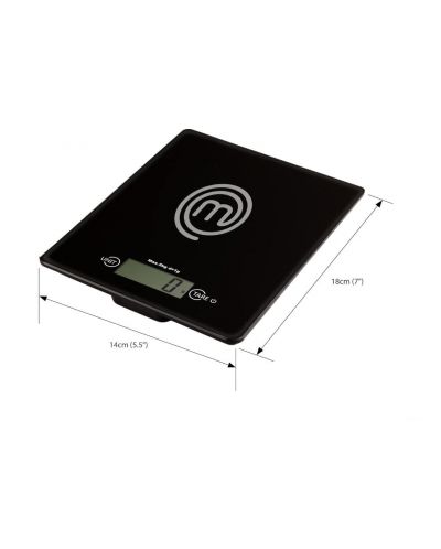 Кухненска везна MasterChef -MC ES SDA002, 5 kg, черна - 2