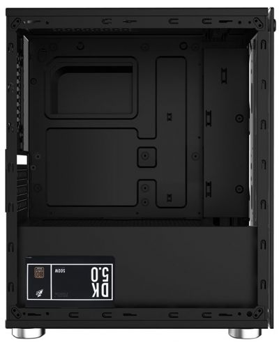 Кутия 1stPlayer - X2 RGB, mini tower, черна/прозрачна - 4