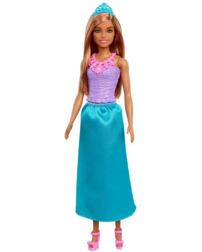 Кукла Mattel Barbie - Принцеса със синя пола - 1