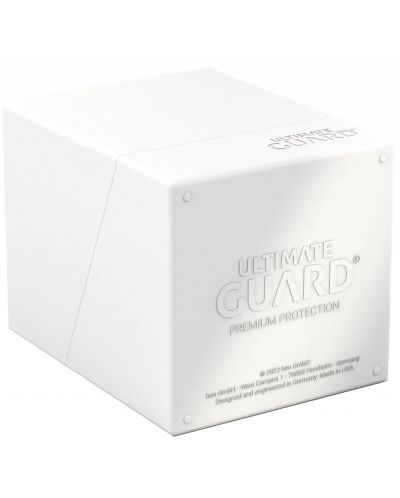 Кутия за карти Ultimate Guard Boulder Deck Case Solid - Бяла (100+ бр.) - 2