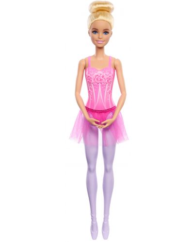Кукла Barbie - Балеринa, с руса коса и розова рокля - 4