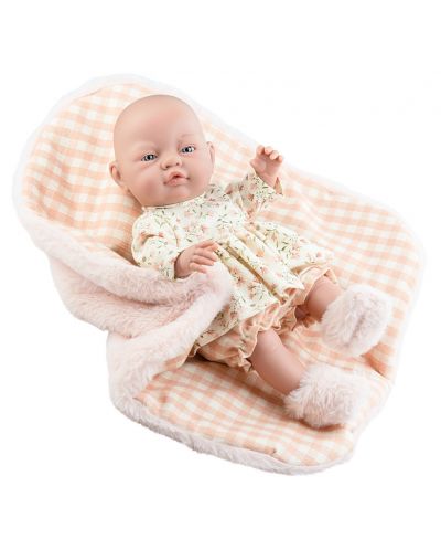 Кукла бебе Paola Reina Los Bebitos - Момиченце с одеяло, 45 cm - 1