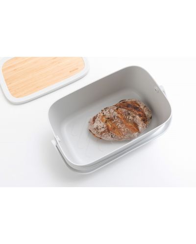 Кутия за хляб Brabantia - Nic, Light Grey - 6