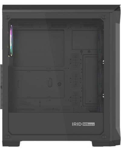 Кутия Genesis - Irid 505 V2 ARGB, mid tower, черна/прозрачна - 6