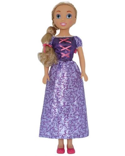 Кукла Bambolina - My lovely doll, с лилава рокля, 80 cm - 1