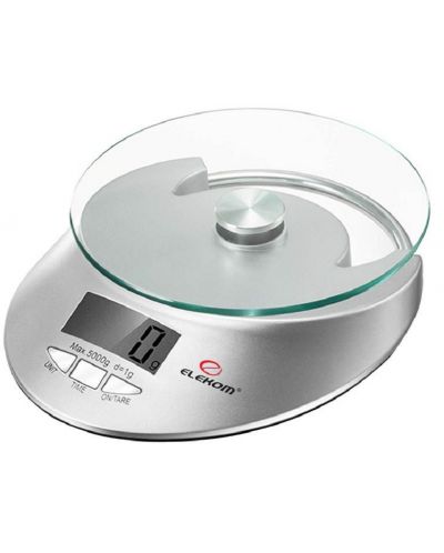 Кухненска  везна Elekom - 404 SS, 5 kg, сива - 1