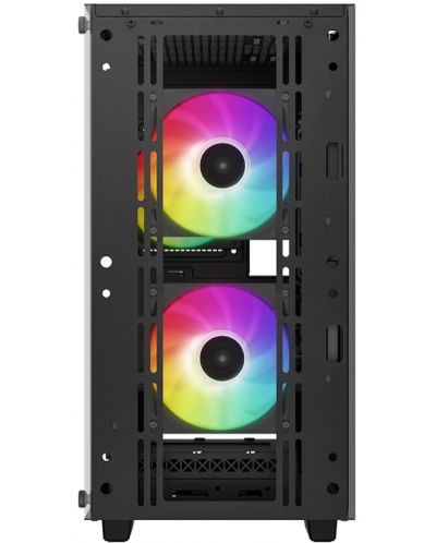 Кутия DeepCool - CC360 ARGB, mini tower, черна/прозрачна - 5