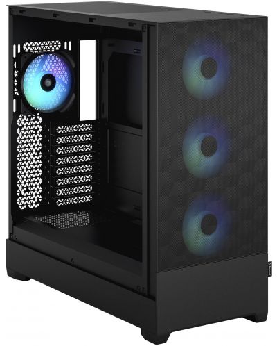 Кутия Fractal Design - Pop XL Air RGB, full tower, черна/прозрачна - 6