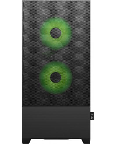 Кутия Fractal Design - Pop Air RGB, mid tower, зелена/черна/прозрачна - 2