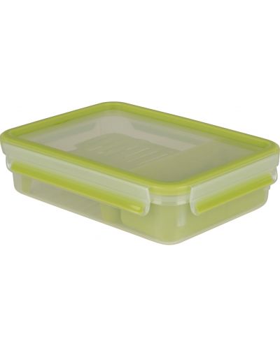 Кутия за храна Tefal - Clip & Go, K3100312, 1.2 L, зелена - 1