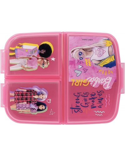 Кутия за храна Stor - Barbie, с 3 отделения - 2