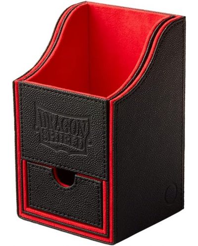 Кутия за карти Dragon Shield Nest Box - Black/Red (100 бр.) - 1