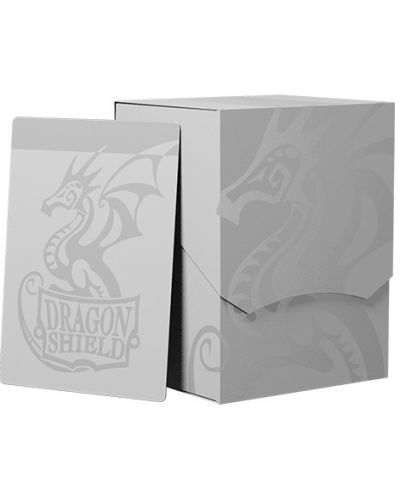 Кутия за карти Dragon Shield Deck Shell - Ashen White (100 бр.) - 2