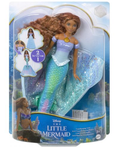 Кукла Disney The Little Mermaid - Ариел с рокля-опашка - 7