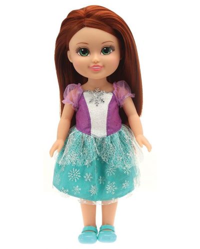 Кукла Funville Sparkle Girlz - Зимна принцеса, 33 cm, с кестенява коса - 2