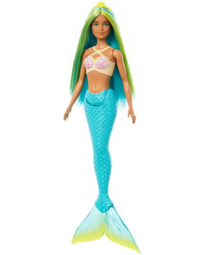 Кукла Barbie - Барби русалка със синя коса - 1