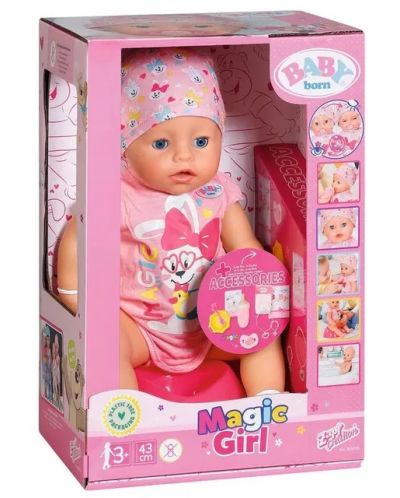 Кукла-бебе Zapf Creation Baby Born - С аксесоари, момиче
