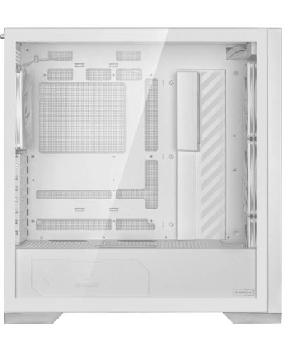 Кутия ASUS - TUF Gaming GT302 RGB, mid tower, бяла/прозрачна - 3