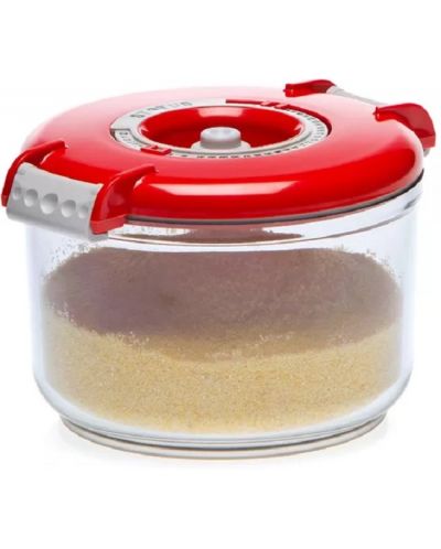 Кутия за вакуумиране Status - Round, 750 ml, BPA Free, червена - 1