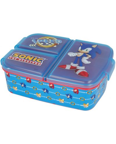 Кутия за храна Sonic - с 3 отделения - 1