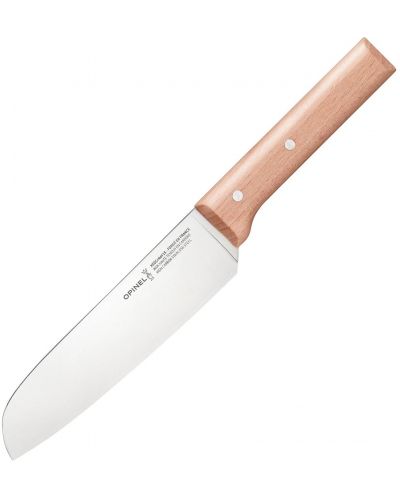 Кухненски нож Opinel - Santoku Parallele 119, 17 cm, бук - 1