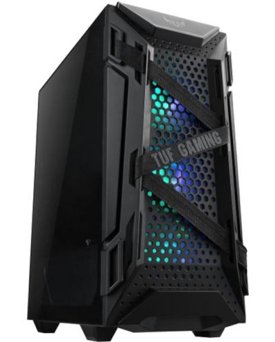 Кутия ASUS - TUF Gaming GT301, mid tower, черна/прозрачна - 3