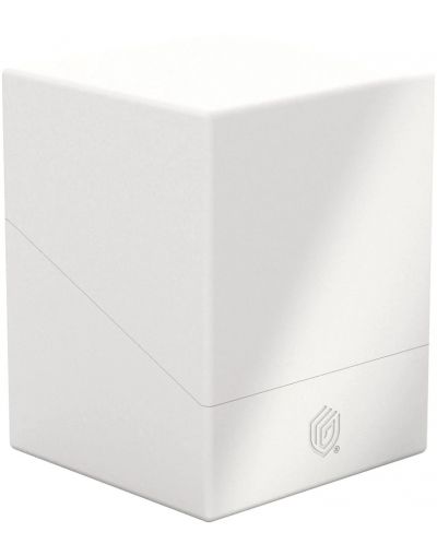 Кутия за карти Ultimate Guard Boulder Deck Case Solid - Бяла (100+ бр.) - 1