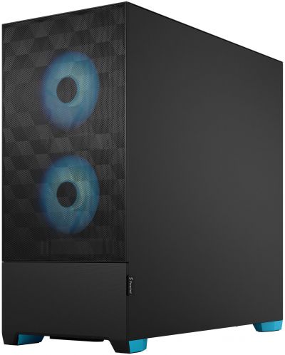 Кутия Fractal Design - Pop Air Cyan Core, mid tower, синя/черна - 4