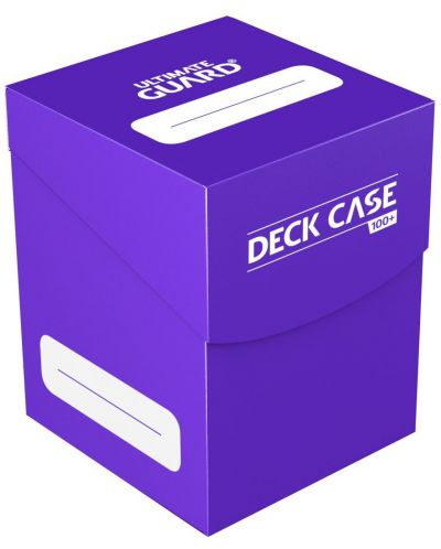 Кутия за карти Ultimate Guard Deck Case Standard Size - Лилава (100 бр.) - 1